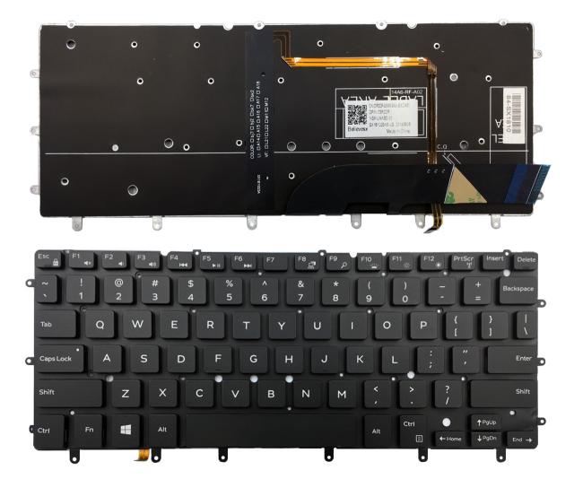 Klaviatūra DELL Inspiron 13: 7000, 7352