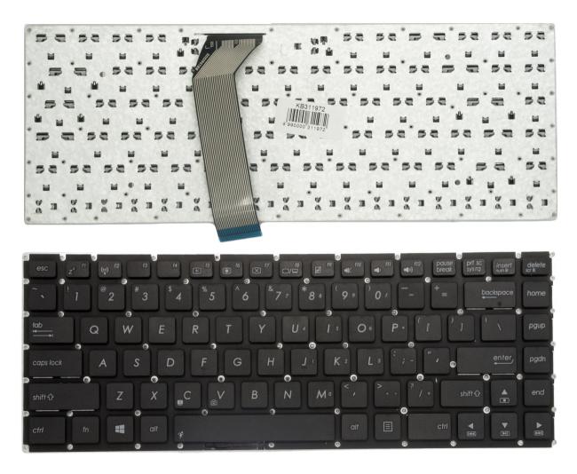 Klaviatūra ASUS: X402, X402C, X402CA, F402, F402C, F402CA, F45
