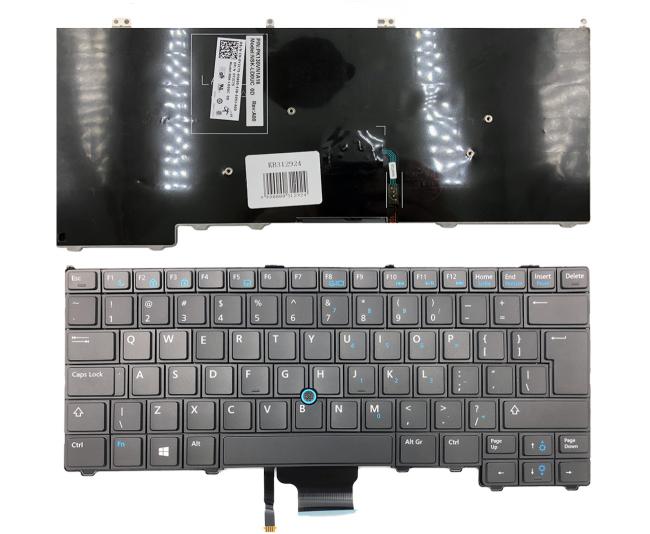 Klaviatūra Dell: Latitude E7240, E7440, D4HRW