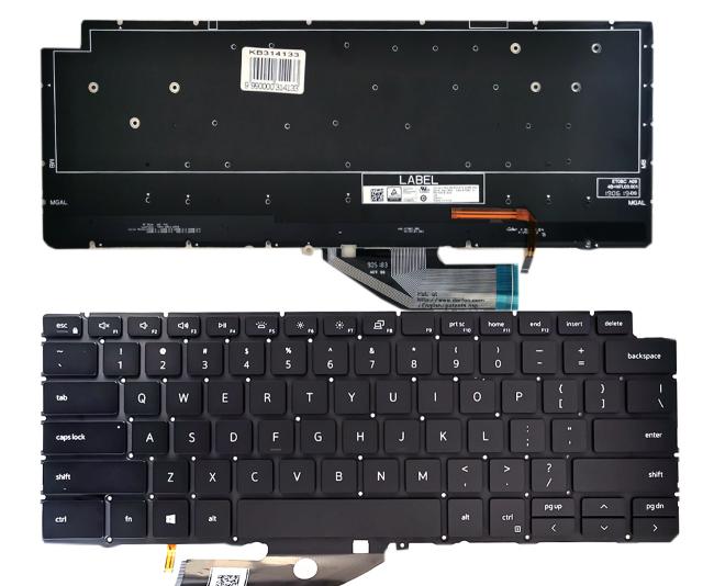 Klaviatūra DELL XPS 13: 7390, 9730, 9780