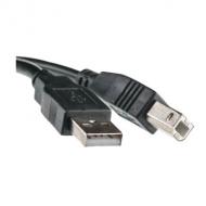 Kabelis USB-A kištukas - USB-B kištukas, 5m, EXTRA DIGITAL, juodas, USB 2.0, tinka spausdintuvams