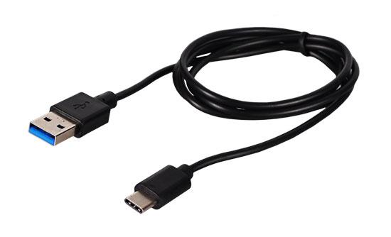 Kabelis USB - Type C, 300 cm, juodas