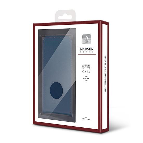 Atverčiami į šoną, MADSEN HOUSE, Iphone 6, 6s, Flip Naturalios odos, Aukščiausia kokybė, Apsauginis stikliukas ir LCD valymo skystis komplekte, Gražus įpakavymas (MHFLIPIP6M)