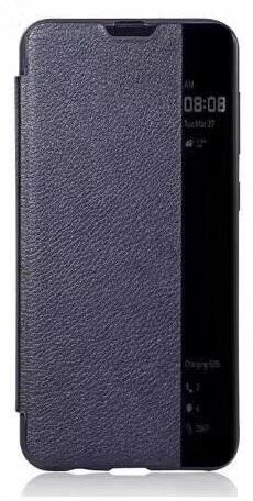 Atverčiami į šoną, CLEAR WALLET, Iphone X, Xs, su guminiu remeliu, melynas