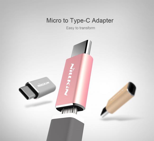 Adapteris iš micro USB į Type C, NILLKIN