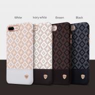 Dėklas Iphone 7 Plus, juodas, , galinis iš silikono, įmontuota metalinė plokštelė, OGER