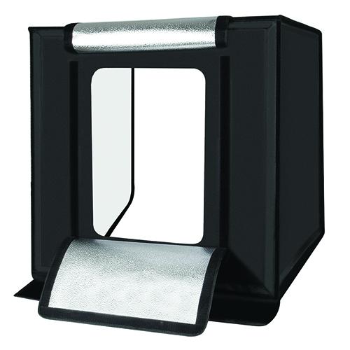 Fotografavimo dėžė su LED apšvietimu, 40x40x40cm