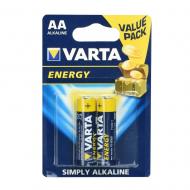 Elementas AA, 2vnt komplektas, šarminis mangano elementas (ZN/MNO2), VARTA ENERGY ALCALINE