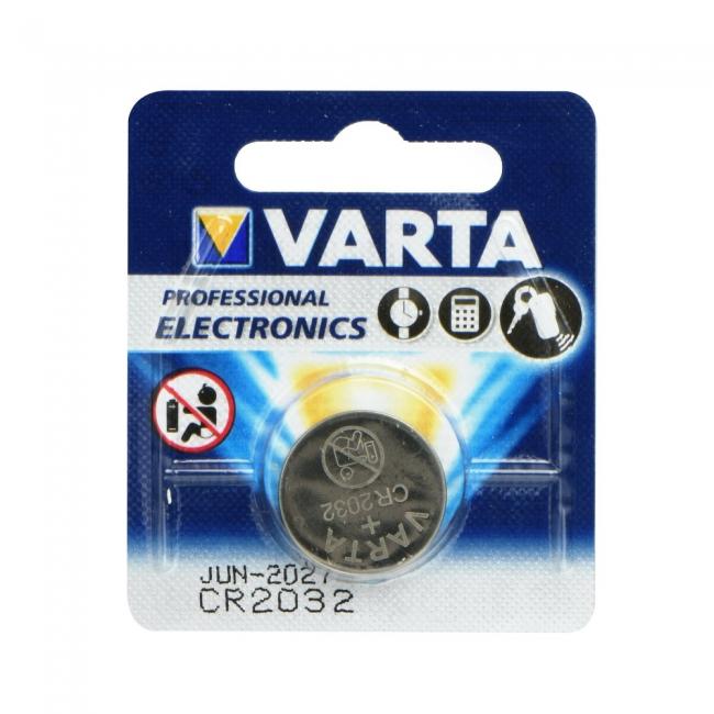 Elementas CR2032, ličio (Lithium), 3V, VARTA