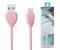 Kabelis USB - Micro USB, 100 cm, rožinis, REMAX RC-050m