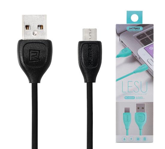 Kabeliai/Adapteriai, micro USB, REMAX USB kabelis LIGHT, juodas