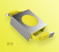 Kabeliai/Adapteriai, Lightning Retractable USB kabelis Iphone 5, 6, 7, 8, X, 5V 2,1A