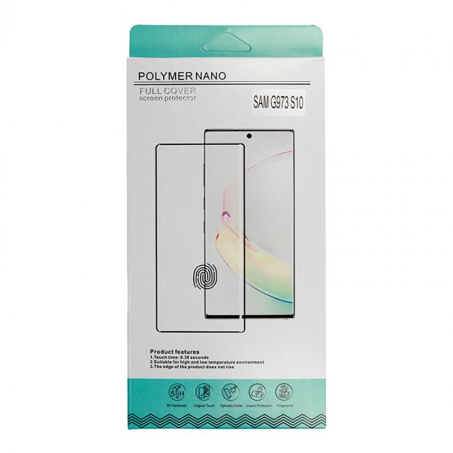 Apsauginis stikliukas Samsung Note10, Hybridinis Polimer NANO, 5H, Lankstus apsauginis stiklas