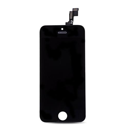 Ekranas su lietimui jautriu stikliuku Apple iPhone 5S / SE, juodas (HQ)