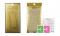 Apsauginis stikliukas Apple iPhone 5 / 5S / 5C / SE, pritaikytas dėklui, 9H GOLD
