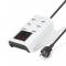 Buitinis kroviklis USB su UK / US / EU AC rozete + USBx6, 4.8A, 24W, baltas, FOREVER