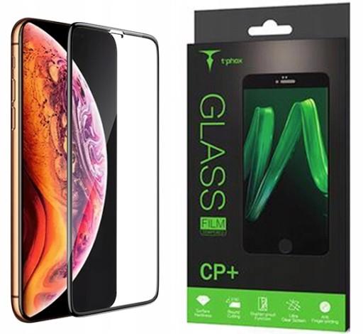 Apsauginis stikliukas CP+, T-Phox CP+ full Glue, pilnas, Huawei P20 lite, juodas