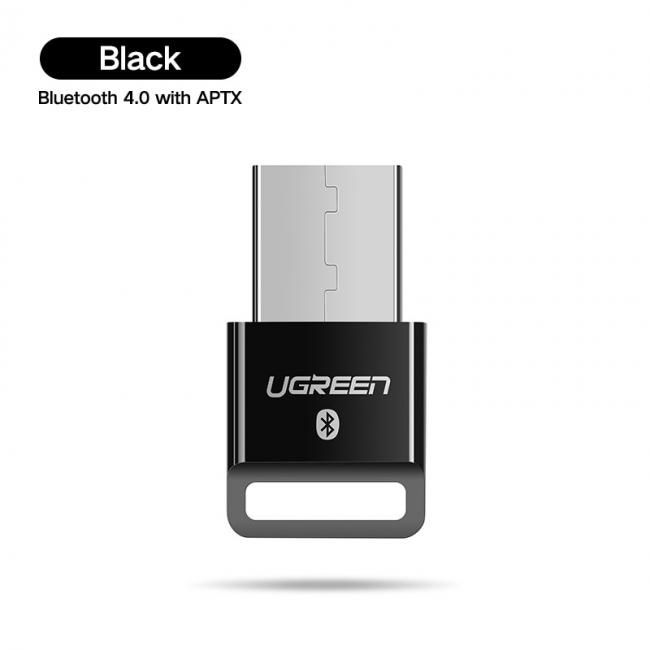 Bluetooth adapteris, V4, iki 3 Mbps, atstumas iki 20 m, juodas, UGREEN