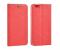 Dėklas Huawei Y5 2018, atverčiamas į šoną, raudonas, VENNUS BOOK