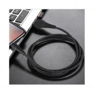 Kabelis USB - Apple Lightning, 120 cm, juodas, pintas, X-LEVEL OFF ROAD