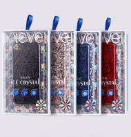 PIPILU/X-LEVEL dėklai, ICE Crystal nugarelės, ICE Cristal serijos Iphone 6, 6s, juodas