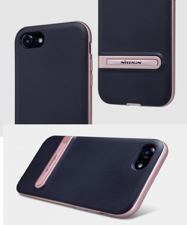 Dėklas Iphone 7, juodas-rožinis, galinis iš silikono, YOUTH