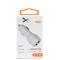 Automobilinis kroviklis USB x 2, 2100 mA, baltas, EXTREME AMPERE ACC2U21B