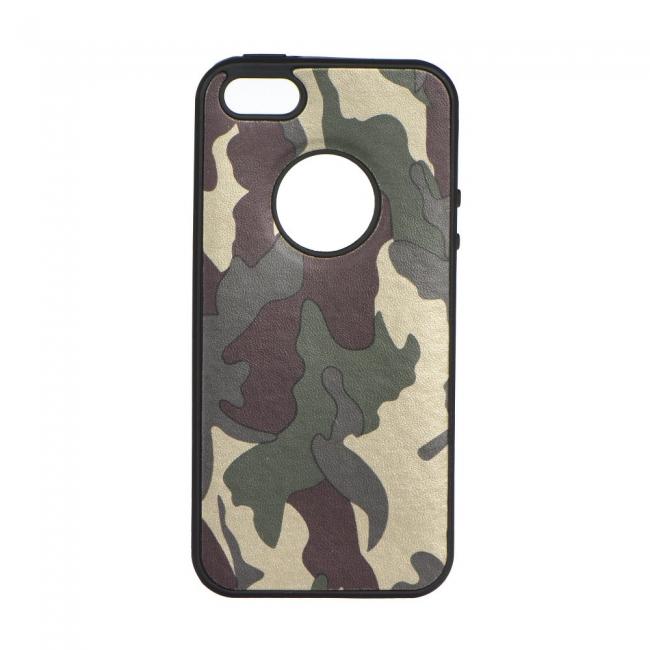 Silikoninis dėklas Coyo Camo, Xiaomi Mi A1, žalias kamufliažas