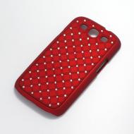 Dėklas Samsung Galaxy S4 I9500 / I9505, galinis iš plastiko, raudonas, CRYSTAL CASE