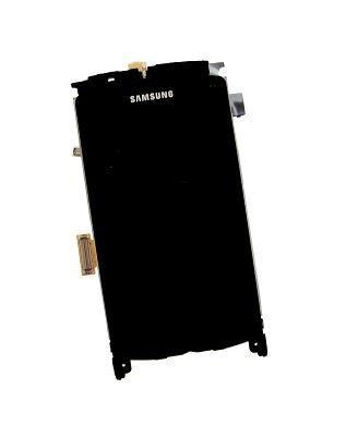 Ekranas su lietimui jautriu stikliuku Samsung S8530 Wave 2 juodas originalus (service pack)