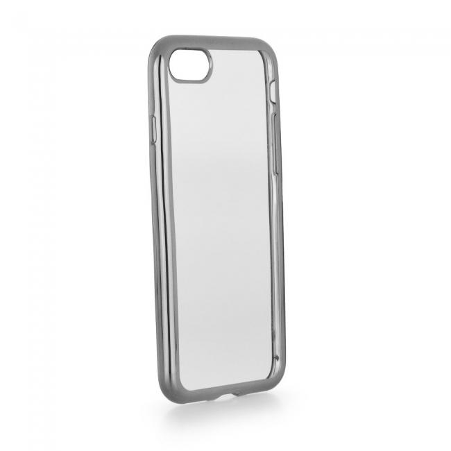 Silikoninis dėklas Electro Gel, Huawei P9 Lite, sidabrinis