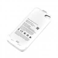 Dėklas su papildomu akumuliatoriumi Apple iPhone 5 / 5S, 2600 mAh, baltas