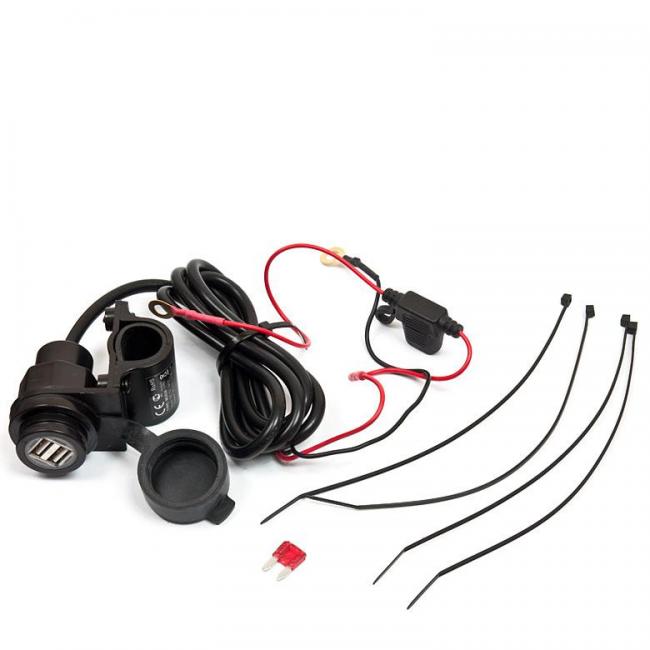 Motociklinis kroviklis eXtreme MUS38, 2100mA, 2xUSB