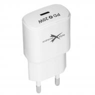 Buitinis kroviklis Type-C, 20W, PD, baltas, EXTREME AMPERE ATCC320W