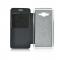 Atverčiamas dėklas Flexi S-View, Samsung G928 Galaxy S6 Edge Plus, juodas