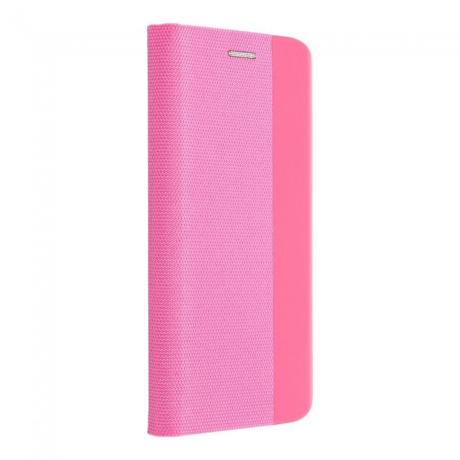 Dėklas Samsung Galaxy S20 G980 / S20 5G G981, atverčiamas į šoną, rausvas, FLEXI SENSITIVE