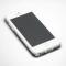 Dėklas Apple iPhone 5 / 5S, bamperis, baltas su juoda, NEW BUMPER