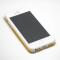 Dėklas Apple iPhone 5 / 5S, bamperis, baltas su geltona, NEW BUMPER