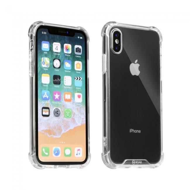 Dėklas Apple iPhone 12 Pro Max, galinis iš silikono, skaidrus, ROAR ARMOR