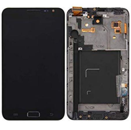 Ekranas su lietimui jautriu stikliuku Samsung N7000 Note juodas originalus (service pack)