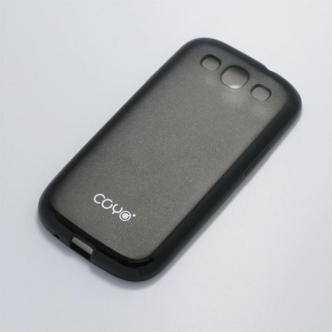 Dėklas HTC One X, galinis iš plastiko ir silikono, juodas, COYO SNAP ON CLASSIC