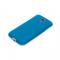 Dėklas Samsung I9500 / I9505 Galaxy S4, galinis iš plastiko, permatomas mėlynas su balta, SNAP ON PREMIUM
