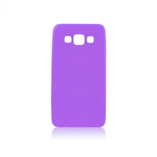 Dėklas Samsung Galaxy J1 J100, galinis iš silikono, violetinis, ULTRA SLIM JELLY