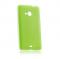 Dėklas Sony Xperia E4 E2105, galinis iš silikono, žalias, ULTRA SLIM LEATHER