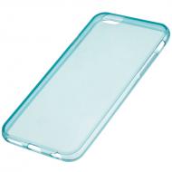 Dėklas HTC One M8, galinis iš silikono, permatomas mėlynas, ULTRA SLIM 0,3mm
