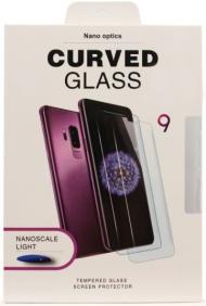 Apsauginis stikliukas Apple iPhone X / XS, lenktas klijuojamas UV klijais, 5D UV GLUE (be garantijos)